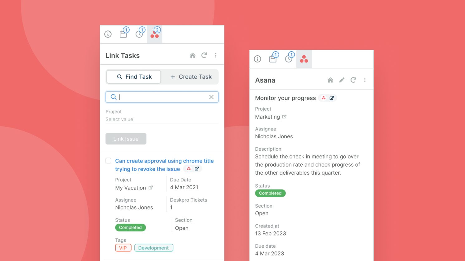 Asana screenshot