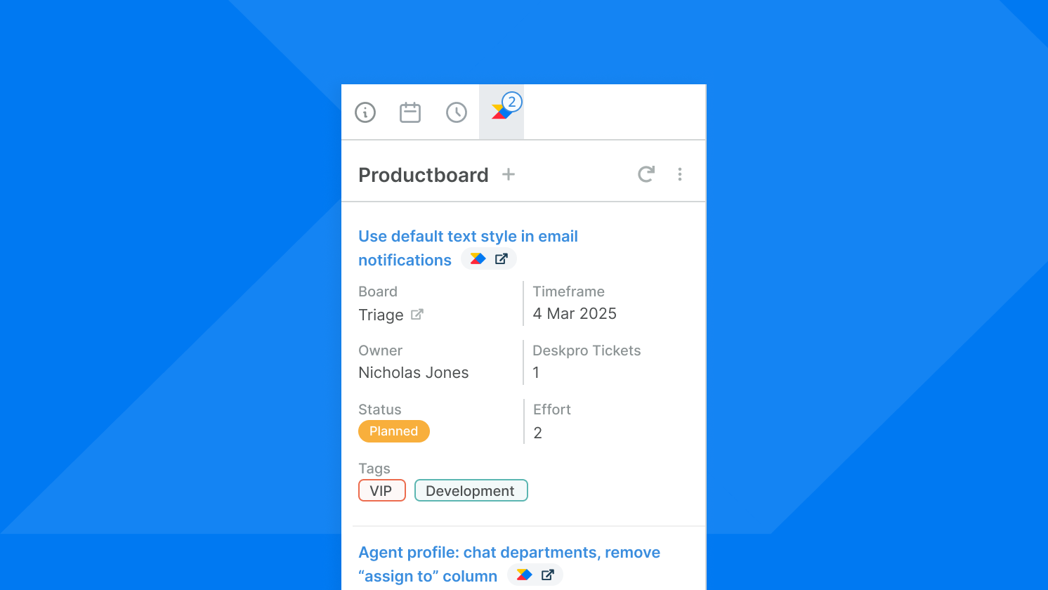 Productboard screenshot
