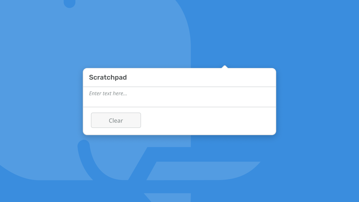 Scratchpad screenshot