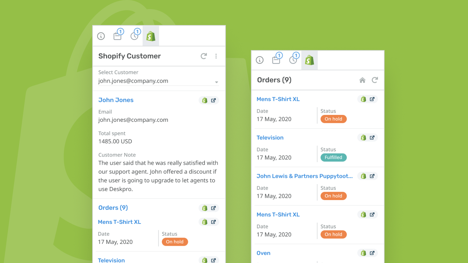 Shopify screenshot